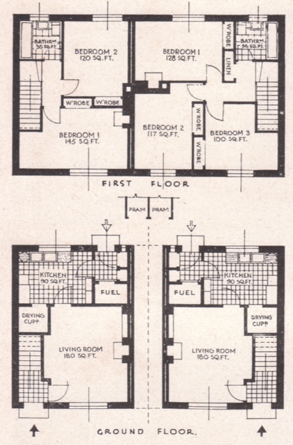 Plan of houses