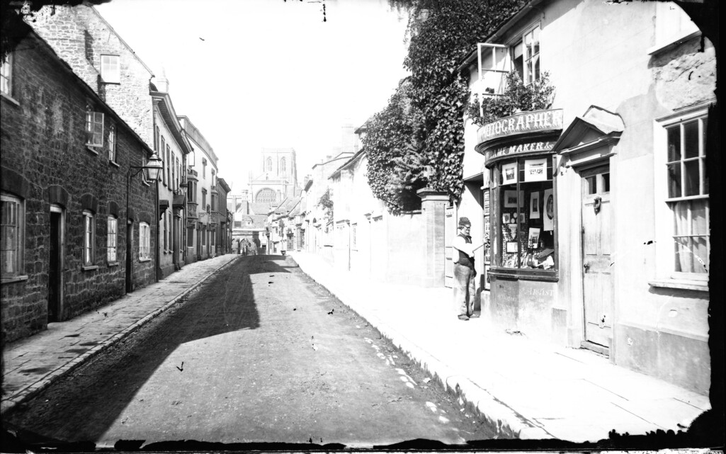 1870c Long Street Gosney photographer shop-original