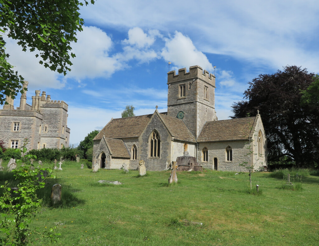 Butleigh Church and Butleigh Court